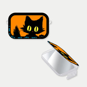 เคสโทรศัพท์มือถือแบบสะท้อนแสงสีแมวที่ปรับแต่งได้พร้อมสายรัดสะพายข้างสำหรับ Huawei Apple 15iP พร้อมสายรัดแบบอเนกประสงค์