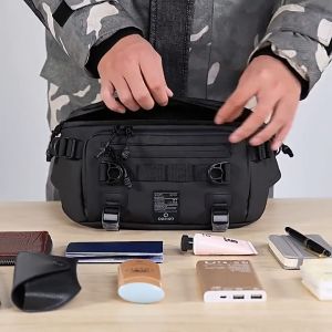 OZUKO Sling Waist Bag New Fashion Waterproof Men Chest Bag Outdoor Sports Pouch Beg Silang Sandang Pinggang Lelaki Sling Purse Soko Bag - Lazada