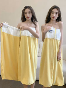 Patched Non-Cotton Bath Towel Womens Wearable Wrap Robe Style Absorbent Adult Bath Skirt New 2025 Home Use Towel