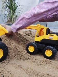 Xe đồ chơi cho bé mô hình xe công trình xây dựng cho bé cỡ lớn xe đồ chơi bãi biển trẻ em nhựa an toàn xe siêu bền Mô Hình Xe Ben Và Xe Múc Cho Trẻ 4-6 Tuổi - Lazada