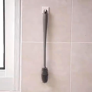 Cây cọ rửa ly cốc bình sữa cán dài chất liệu silicon mềm dẻo cọ rửa hiệu quả không gây trầy xước