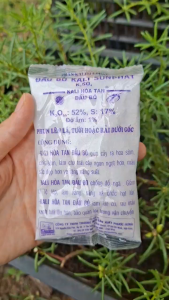 [THIEN THINH SHOP] Phân Bón Lá Tăng Đậu Trái Ngọt Trái Cứng Cây Hạn Chế Đổ Ngã - Kali Sunphat Đầu Bò Gói 1kg