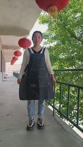 Canvas Extended Cowboy Apron Wear resistant Waist Strap for Home Kitchen Modern