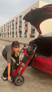 MOBOT SG OFFICIAL | FLEXI MAX 2nd Gen 3 Wheels Mobility Scooter | Compact | Comfortable Stretch |  LTA Compliant