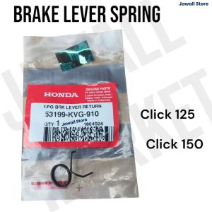 Lever Spring Click 125i Click 150i .. Honda Genuine Part Brake Lever Spring (Return Spring) (53199-KVG-910) for Automatic Motorcycle Scooter - Pt AHM Original ..
