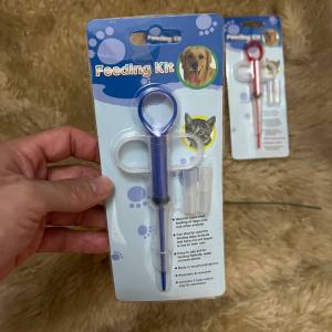 Feeding Kit Pelontar Pil Obat Hewan Kucing Anjing Musang / Pelontar Obat Pelontar kapsul Pelontar Pil Pelontar Hewan 宠物针筒按压式喂药器