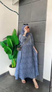 COD GAMIS TERBARU BAJU MUSLIM KEKINIAN DRESS MAXY TERBARU DRESS SHEREN MAXY