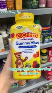 Kẹo dẻo gấu bổ sung vitamin tồng hợp dành cho trẻ date 2026 Lil Critters Gummy Vites - EDS Mart