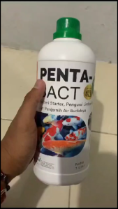Probiotik Perikanan Ikan Lele Nila Gurame Koi / Ikan Budidaya PENTA BACT 1 Liter