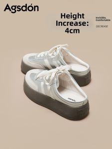 Agsdon | Thick-soled Covered-toe Slippers Sandals