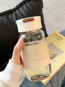 แก้วน้ำชาแก้วเซรามิกสำหรับผู้หญิง ทรงเรียบง่าย ขนาดเล็ก น้ำหนักเบา แยกชั้นสำหรับใส่ชา แก้วน้ำใสสำหรับดื่มน้ำชาแบบแยกชั้น