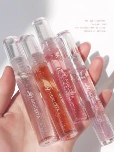 MONLEYTA | Long-Lasting Colorful Lip Glaze Waterproof Moisturizing Whitening Effect Mirror Shine Student Friendly Official Authentic Store