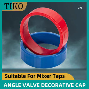 Hot And Cold Red And Blue Shower Decorative Cover Split Bathroom Decorative Cover Faucet Decorative Cover Bathroom Angle Valve Decorative Cover Durable冷热红蓝淋浴装饰盖