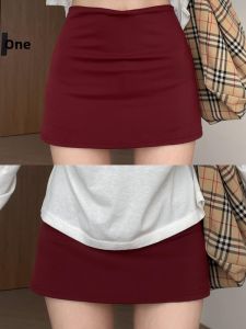 HUAYILING | High Waist Slim Fit A-Line Short Skirt