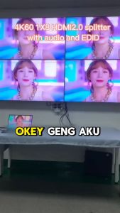 1 HDMI to 4 HDMI Output-Compatible Splitter Amplifier 1080P 4K Display Converter for HDTV DVD PS3 Xbox HD Switch