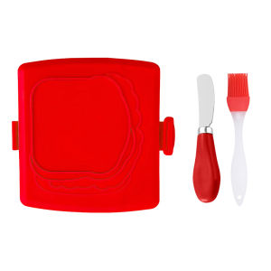 3Pack Food-Grade Sandwich Toaster with Butter Knife & Oil Brush Set - Kitchen Gadget for Toast & Sandwich Preparation
