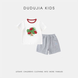 DUDUJIA | Bộ Áo T-shirt Tay Ngắn Cho Bé Mùa Hè