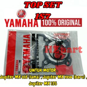 PAKING TOP SET KODE-1S7 MOTOR YAMAHA JUPITER MX OLD DAN NEW/MX135 BERKUALITAS ASLI 100% ORIGINAL AHM