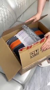 10Pcs/set Non Slip Clothes Hangers Heavy Duty Plastic Hanger matibay makapal Adult Hanger for Clothes Big Size With Clip Hanger