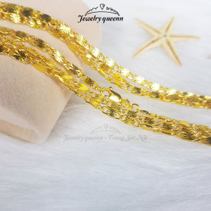 Dây Chuyền Nam Nữ Mạ Vàng DẸT 24K Dây Đeo Cổ MẠ CÔNG NGHỆ CAO ITALY Thiết Kế Tinh Tế Sang Trọng Mang Phong Cách Hiện Đại | Jeweley Queenn