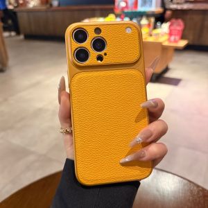 AO.HU | Lucky Year Red Phone Case for iPhone 17/18 Pro Max Leather