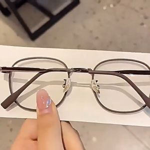 *READY STOCK AT MALAYSIA* High Quality New Color Changing Glasses Retro Womens Anti-blue Light Glasses Myopia Glasses Frame Mens Sunglasses Cermin Mata 眼镜