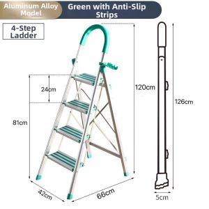 MOLORE | Aluminum Foldable Extendable Stair Step Ladder