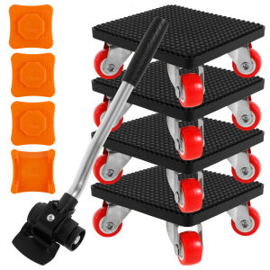 Furniture Lift Mover Tool Set 880LBS 360° Rotatable Heavy Duty Furniture Mover Set Labor-Saving Furniture Dolly and Lifter Tool
