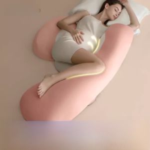 Domibaby Dolphin Pregnant Women Pillow Back Support Side Sleepers Sleeping U-Shaped Pillow Full Stage Washable Basic Pack