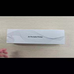 Portable A4 Thermal Printer 203DPI Support Tattoo Transfer Paper & Folded Paper with Tearing Knife