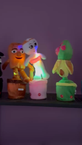 Mainan Tung Tung Sahur Anomali Ballerina Cappucina Tralalero Joget Goyang Bisa Ngomong Rekam Bicara Menari Dance Dancing