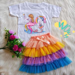 Setelan super unicorn 0-5 tahun