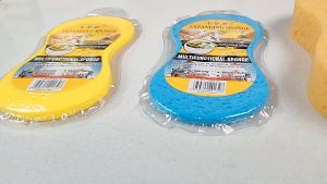 SG Car Wash Sponge Large Vacuum Compressed Sponge Car Wipe Sponge Waxing