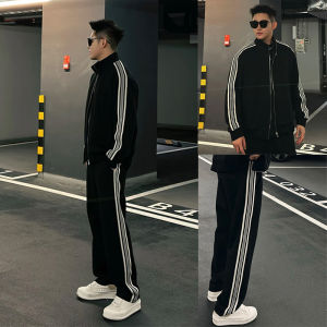High-End Casual Sports Set Mens Spring Autumn Winter New Style Jacket Autumn Clothes Complete Set Mens Fashion Outfit