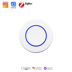 Works with Tuya ZigBee Push Button Wireless Hand -Remoter Scene Switch Controller Automation App Control Device Support Z2M