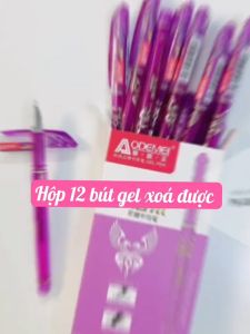 Bút GEL Xóa Được GP-4017 AODEMEI (Hộp 12 Cây) Hộp 12 Cây Viết GEL Xóa Được Aodemei Gp-4017 Mực Xanh -