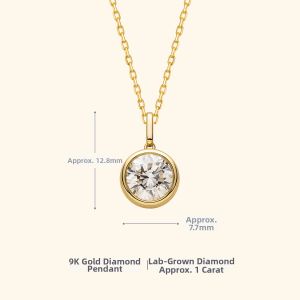 Helas | Real Diamond Pendant Necklace