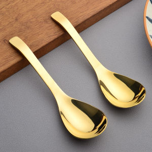 Deep Copper Spoon Pure Copper For Home Big Head Spoon Brass Soup Thickened Long Handle Spoon Porridge Spoon Spoon Small Soup Spoon Spoon