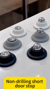 Strong Magnetism Door Stoppers No Drill Silent Door Suction,for Wall and Floor Mounting