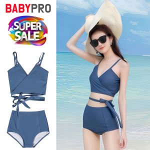 ชุดว่ายน้ำผู้หญิง ชุดบิกินี่ (ขนาดก่อนยืด : รอบอก30" เอว24") Bikini Swimsuit ชุดว่ายน้ำเซต2ชิ้น ชุดบิกินี่ ชุดว่ายน้ำ  (สินค้าพร้อมส่ง)