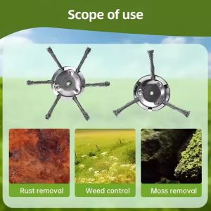 เครื่องตัดหญ้าแผ่นแปรงล้อลวดสากลเครื่องตัดหญ้าที่เล็มหัวเครื่องตัดหญ้าอุปกรณ์เสริมไฟฟ้า