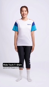 Bizkut Ride Technical Cycling T-Shirt for Men and Women with Pockets Quick Dry Breathable L1