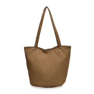Leacat Korean style micro wrinkled textured shoulder bag for womens fashion large capacity underarm bag for women casual bucket bag