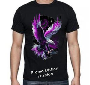 Baju Kaos Pria Wanita Kaos 100%Cotton Combed Katun 24s