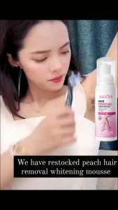 Hair removal mousse  Hair removal cream 脱毛喷剂 100ml Pembuangan rambut cepat  Pembuangan rambut tanpa sakit  Jaga rambut  Pembuangan rambut biasa  Ultra licin