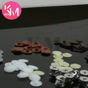(50 Pcs) Tutup Skrup Plastik Model Plus - Dop Screw Cap Cover Plastik Sekrup Tapping Flat Head