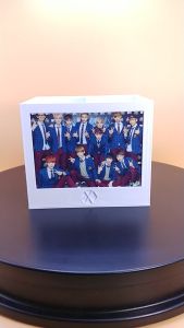 EXO-inspired Desk Organizer with a slot for a 2R size picture - DO-001