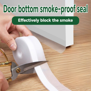 Door bottom sealing strip windproof anti-collision anti-dust shower door gap self-adhesive door stop sealing tape