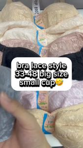Baju Dalam Full Cup Lace Cup B Tiada span dan Besi Size: ( 34 - 48 ) BRA OFFER #2008