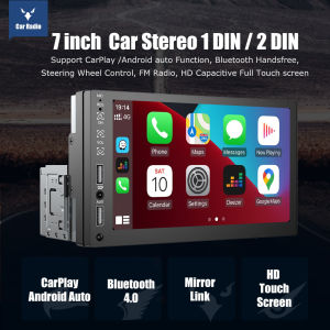 ESSGOO Single 1 Din Car Stereo Radio Carplay & Android Auto 7" inch Vedio MP5 Player Bluetooth FM Car Player USB/AUX/Mirror link Audio Free Shipping